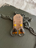 Golden Coneflower Earrings