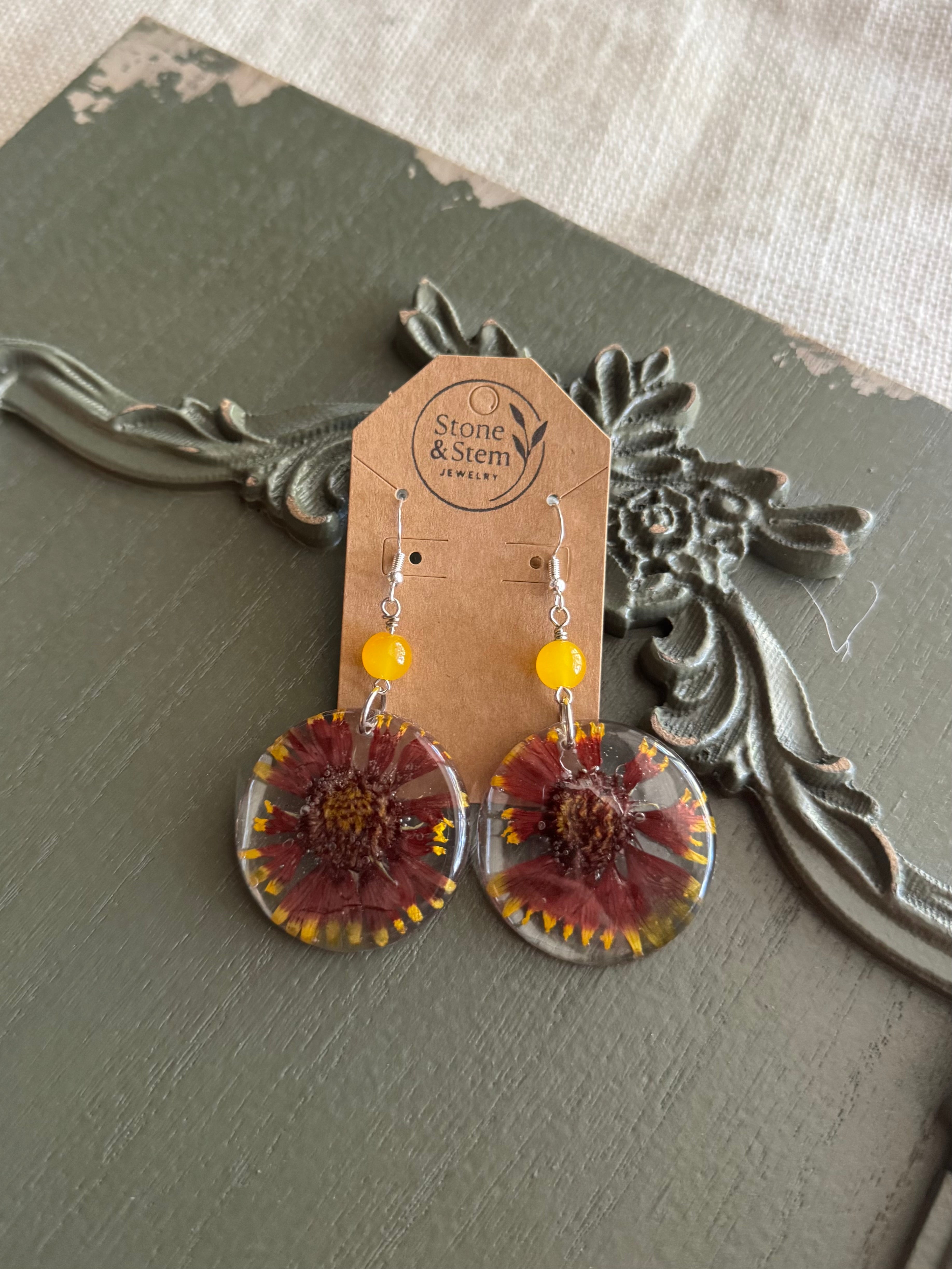 Blanket Flower Earrings